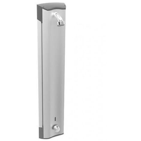 HANSA CONCERTO Bezdotykowy panel prysznicowy aluminiowy z termostatem zasilanie z baterii 64152200