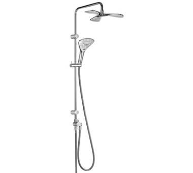 KLUDI DUAL SHOWER SYSTEM, z rączka KLUDI FIZZ chrom 670930500