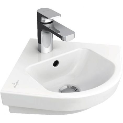 VILLEROY&BOCH Subway 2.0 Umywalka narożna 32 cm długość boczna biała z powłoką ceramicplus 731945R1