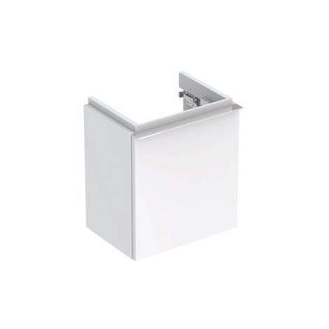 GEBERIT iCON Szafka wisząca podumywalkowa lewa 37x27,9 cm, biały połysk 502301012