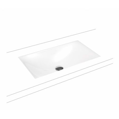 KALDEWEI SILENIO umywalka podblatowa bez przelewu 634x391 mm biały 906006313001 