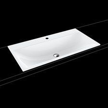 KALDEWEI Silenio Umywalka wpuszczana w blat 90 x 46 cm, bez przelewu, biała 907806303001