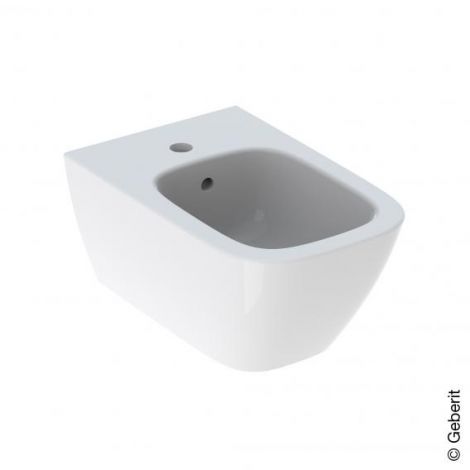 GEBERIT SMYLE Square bidet wiszący biały połysk z powłoką keratec 500209018