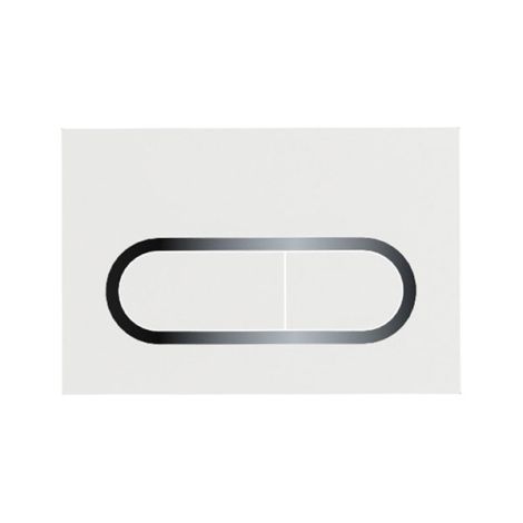 RAVAK Chrome przycisk spłukujący biały X01455