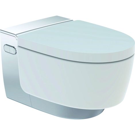 GEBERIT AquaClean MERA COMFORT urządzenie WC (miska z deską) z funkcją higieny intymnej kolor biały / osłona chrom błyszczący 146212211 
