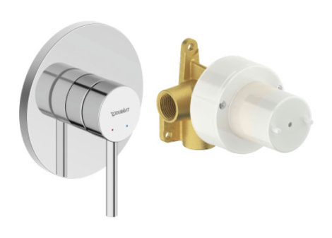 DURAVIT Circle bateria prysznicowa podtynkowa chrom CE4210007010