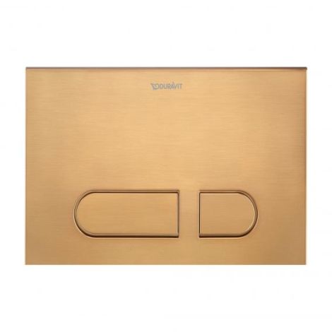 DURAVIT DuraSystem przycisk spłukujący A1 do WC, tworzywo sztuczne kolor brąz szczotkowany WD5001041000