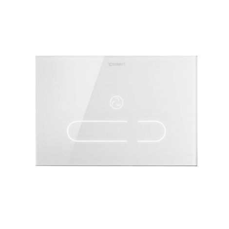 DURAVIT DuraSystem Przycisk uruchamiający A2, do WC, szkło białe WD5003012000