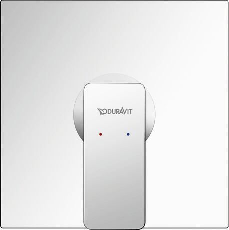 DURAVIT Manhattan Zestaw do obsługi 1 odbiornika chrom MH4210007010