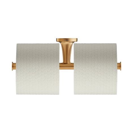 DURAVIT Starck T Uchwyt na papier toaletowy podwójny, brąz szczotkowany 0099380400