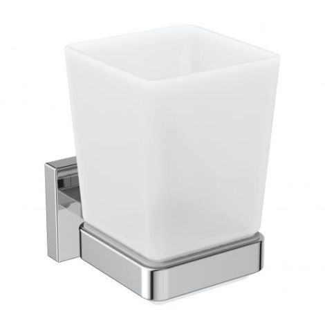 Ideal Standard IOM Cube szklanka z uchwytem , chrom E2204AA