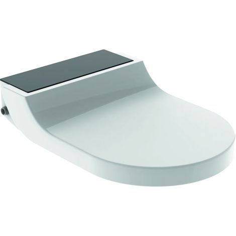 GEBERIT Aquaclean Tuma Comfort deska sedesowa z funkcją myjącą kolor szkło czarne / biały 146272SJ1