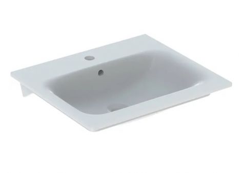 GEBERIT Selnova Square Umywalka meblowa, 55x48 cm biały połysk 500993001