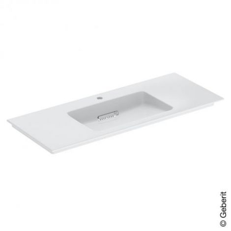 Geberit ONE umywalka meblowa 120x48 cm z otworem na baterie biała, KeraTect 505017001
