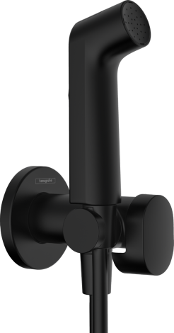 HANSGROHE słuchawka prysznicowa Bidette 1jet S EcoSmart z mieszaczem, uchwytem i wężem prysznicowym 125 cm Czarny mat 29232670