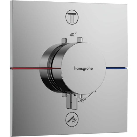 HANSGROHE ShowerSelect Comfort E Bateria termostatyczna, do 2 odbiorników chrom 15578000