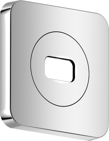 - AXOR ShowerSphere Rozeta 12 x 12cm, softsquare chrom 39769000 - 39769000 - Łazienki Szydłowski