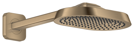 - AXOR ShowerSphere Deszczownica prysznicowa 25 x 16 cm 1jet EcoSmart+ z ramieniem prysznicowym brąz szczotkowany 39770140 - 39770140 - Łazienki Szydłowski