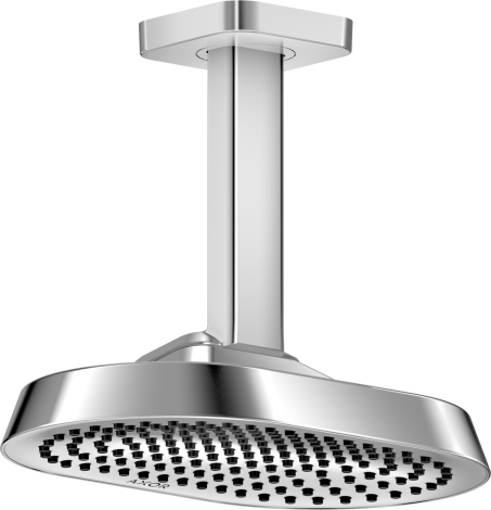 - AXOR ShowerSphere Deszczownica prysznicowa 25 x 16 cm 1jet EcoSmart+ z przyłączem sufitowym chrom 39771000 - 39771000 - Łazienki Szydłowski