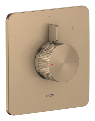 - AXOR Citterio C Bateria prysznicowa z mieszaczem do 1 odbiornika, brąz szczotkowany 49651140 - 49651140 - Łazienki Szydłowski