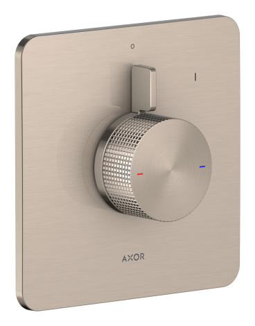 AXOR Citterio C Bateria prysznicowa z mieszaczem do 1 odbiornika, nikiel szczotkowany 49651820 49651820 od 