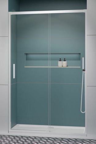 Radaway Idea White DWJ 160 drzwi prysznicowe lewe, białe profile, szkło 6 mm 387020-04-01L 387020-04-01L od 