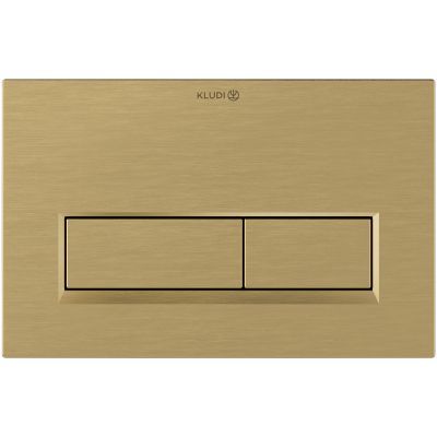  - KLUDI-UNIFIX przycisk spłukujący do WC złoty szczotkowany  32PP01N0 - 32PP01N0 - Łazienki Szydłowski