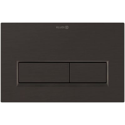  - KLUDI-UNIFIX przycisk spłukujący do WC czarny szczotkowany  32PP01N2 - 32PP01N2 - Łazienki Szydłowski