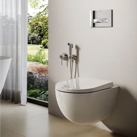 - KLUDI-RESA D miska WC 52 x 36,5 cm podwieszana bezkołnierzowa z deską sedesową biała 24WCSET43 - 24WCSET43 - Łazienki Szydłowski