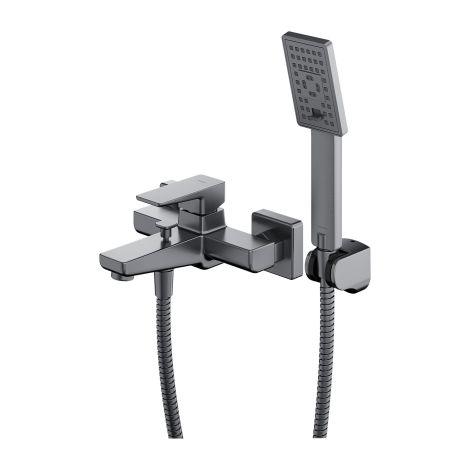  - OMNIRES PARMA bateria wannowa z zestawem prysznicowym, nikiel szczotkowany PM7431IN - PM7431IN - Łazienki Szydłowski