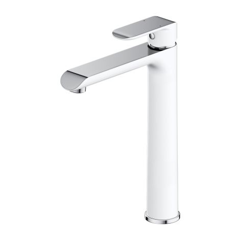 - OMNIRES SACRAMENTO bateria umywalkowa wysoka, chrom/biały połysk SC2312CRB - SC2312CRB - Łazienki Szydłowski