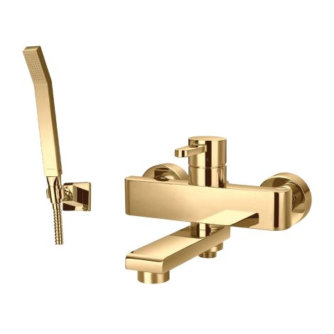  - OMNIRES DARLING bateria wannowa z zestawem prysznicowym, złoty połysk DA5031GL - DA5031GL - Łazienki Szydłowski