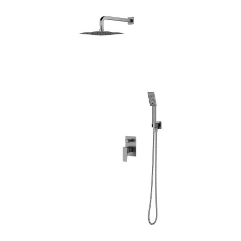  - OMNIRES PARMA system prysznicowy podtynkowy, nikiel szczotkowany SYSPM21IN - SYSPM21IN - Łazienki Szydłowski