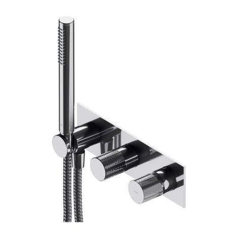 OMNIRES CONTOUR bateria prysznicowo-wannowa podtynkowa z rączką prysznicową, chrom połysk CT8035-1CR CT8035-1CR od 