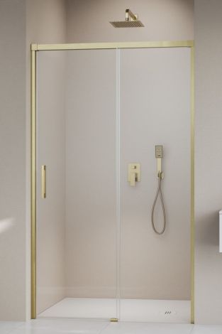 - Radaway Idea Brushed Gold DWJ drzwi do wnęki prysznicowej przesuwne 160cm Lewe 387020-99-01L - 387020-99-01L - Łazienki Szydłowski