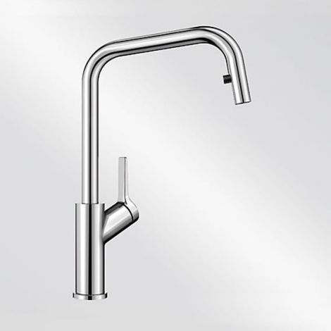 Blanco Jurena bateria kuchenna, wyciągana wylewka chrom 520765 520765 AS od 