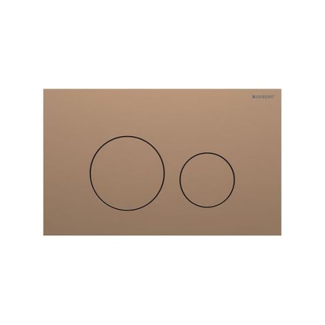 GEBERIT Sigma40 Round przycisk spłukujący czerwone złoto szczotkowane  z powłoką easy-to-clean 115628QB1 115.628.QB.1 od 