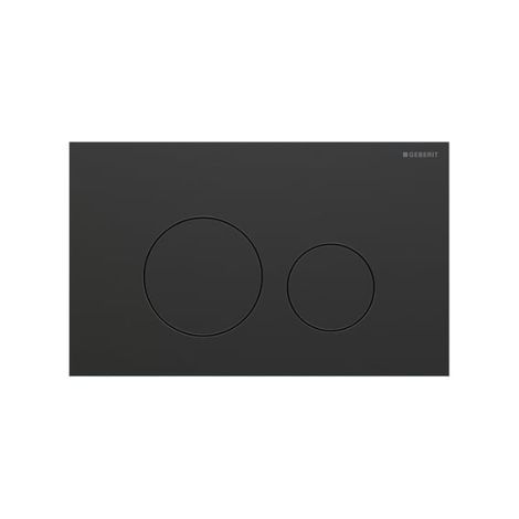 GEBERIT Sigma40 Round przycisk spłukujący czarny mat z powłoką easy-to-clean 115628141 115.628.14.1 od 