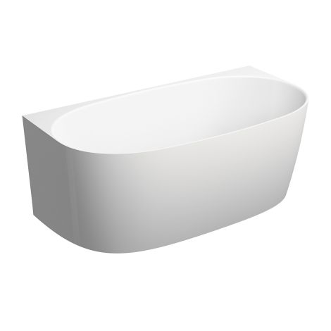 - OMNIRES VALENCIA M+ wanna przyścienna, 148 x 77 cm, biały połysk VALENCIA148WPBP - VALENCIA148WPBP - Łazienki Szydłowski