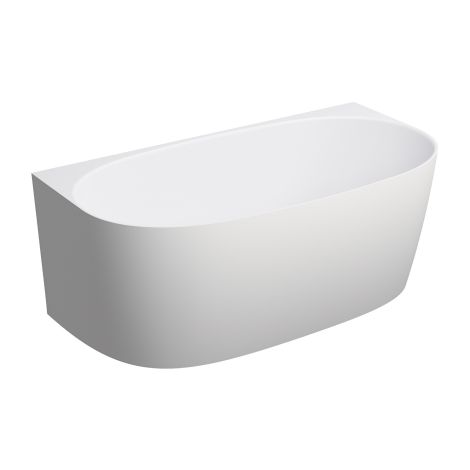 OMNIRES VALENCIA M+ wanna przyścienna, 148 x 77 cm, biały mat VALENCIA148WPBM VALENCIA148WPBM od 