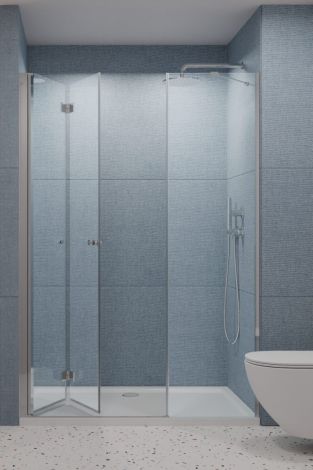  - Radaway Nes 6 DWS B drzwi do kabiny prysznicowej 75cm Prawy złoty szczotkowany 10044750-99-01R - 10044750-99-01R - Łazienki Szydłowski