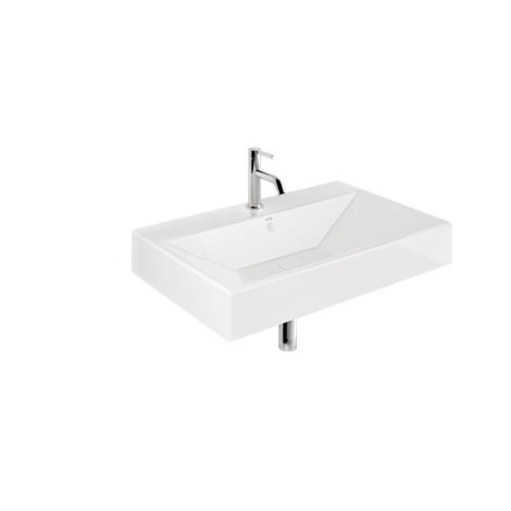 KLUDI-RESA  umywalka ceramiczna 81 x 50 cm podwieszana,  naszafkowa i nablatowa biały połysk 59WW8143 59WW8143 od 