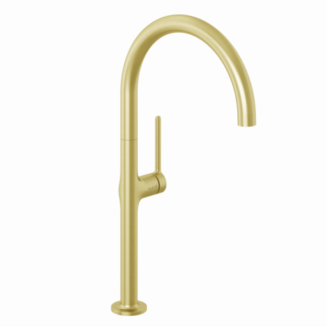  - KLUDI-REEF jednouchwytowa bateria kuchenna złoty szczotkowany 50803N075 - 50803N075 - Łazienki Szydłowski