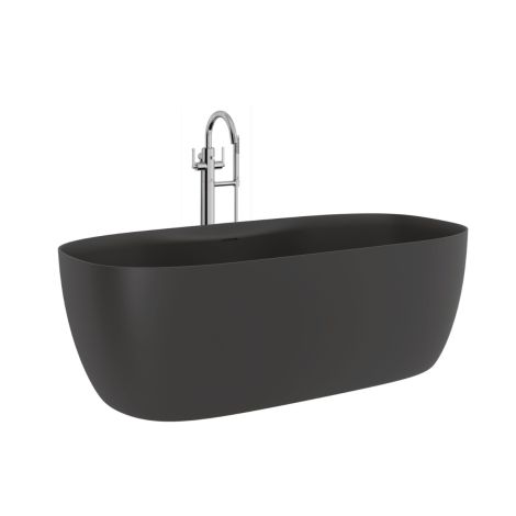  - KLUDI-RESA S wanna wolnostojąca 170x80 cm kolor czarny mat 53BF0339 - 53BF0339 - Łazienki Szydłowski