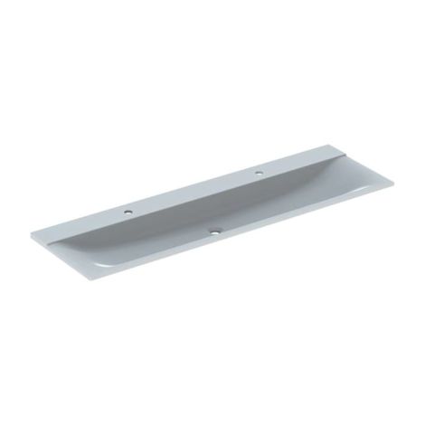 - Geberit Xeno² podwójna umywalka 160 x 48 cm z 2 otworami pod baterię kolor biały mat  500279001 - 500.279.00.1 - Łazienki Szydłowski