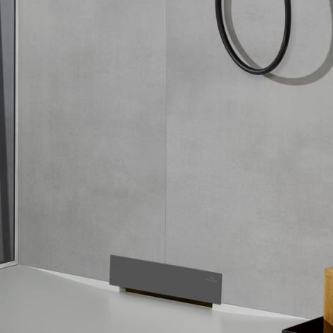  - Villeroy & Boch Wallway maskownica do odpływu ściennego antracytowy mat UCWAS0341-1S - UCWAS0341-1S - Łazienki Szydłowski