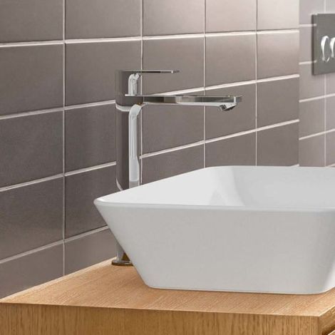  - Hansgrohe Rebris E bateria umywalkowa CoolStart EcoSmart+ z kompletem odpływowym chrom 72591000 - 72591000 - Łazienki Szydłowski