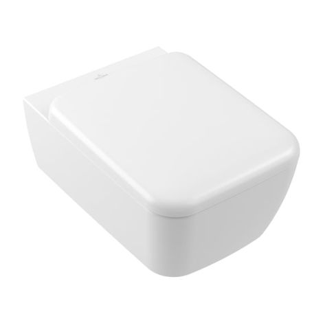  - Villeroy & Boch Skyla miska WC wisząca 53 x 37 cm z TwistFlush z deską WC, kolor stone white z powłoką Ceramic Plus   4682CLRW - 4682CLRW - Łazienki Szydłowski