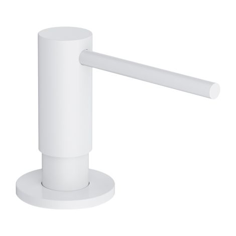- OMNIRES MODERN PROJECT dozownik mydła w płynie, nablatowy, biały mat MP60723WM - MP60723WM - Łazienki Szydłowski