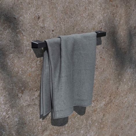  - KEUCO Aveno wieszak na ręcznik kąpielowy 60 cm   czarny mat 14601370600 - 14601370600 - Łazienki Szydłowski
